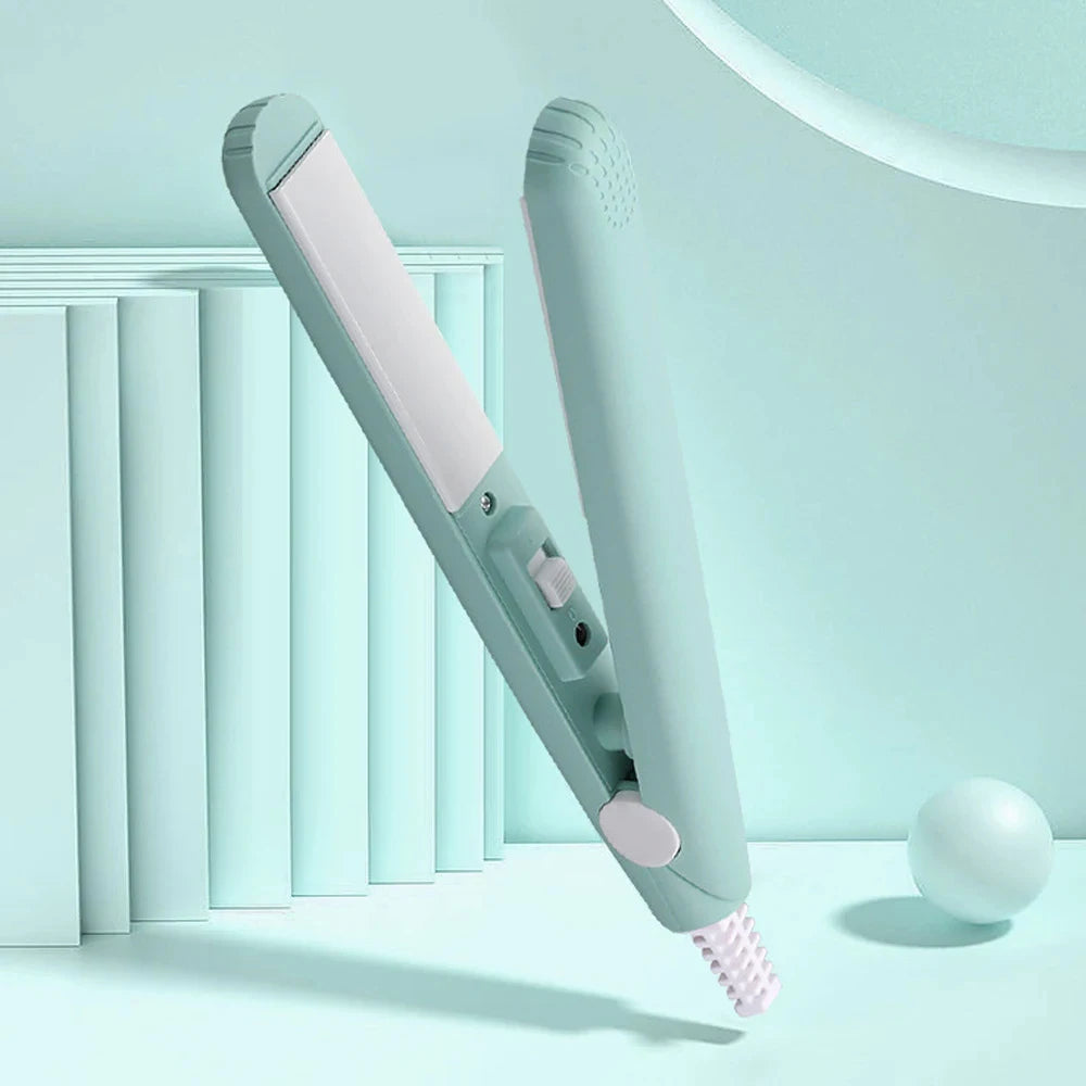 Travel Mini Hair Straightener 2-in-1 - Ceramic Plates