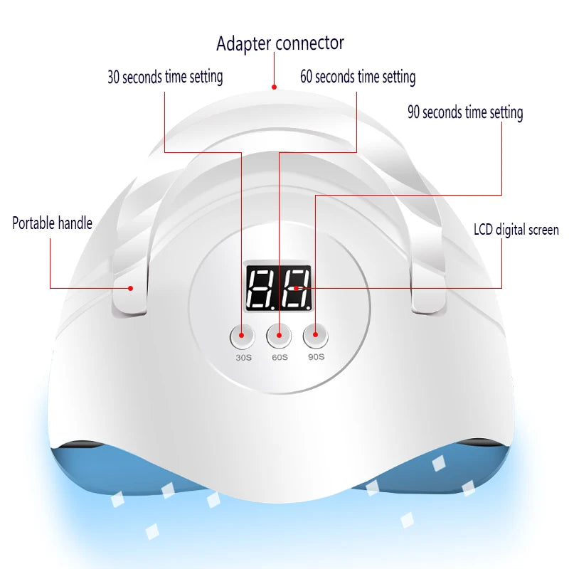 Professional 27-Color Gel Nail Kit with LED Lamp – Complete Manicure & Extension Set