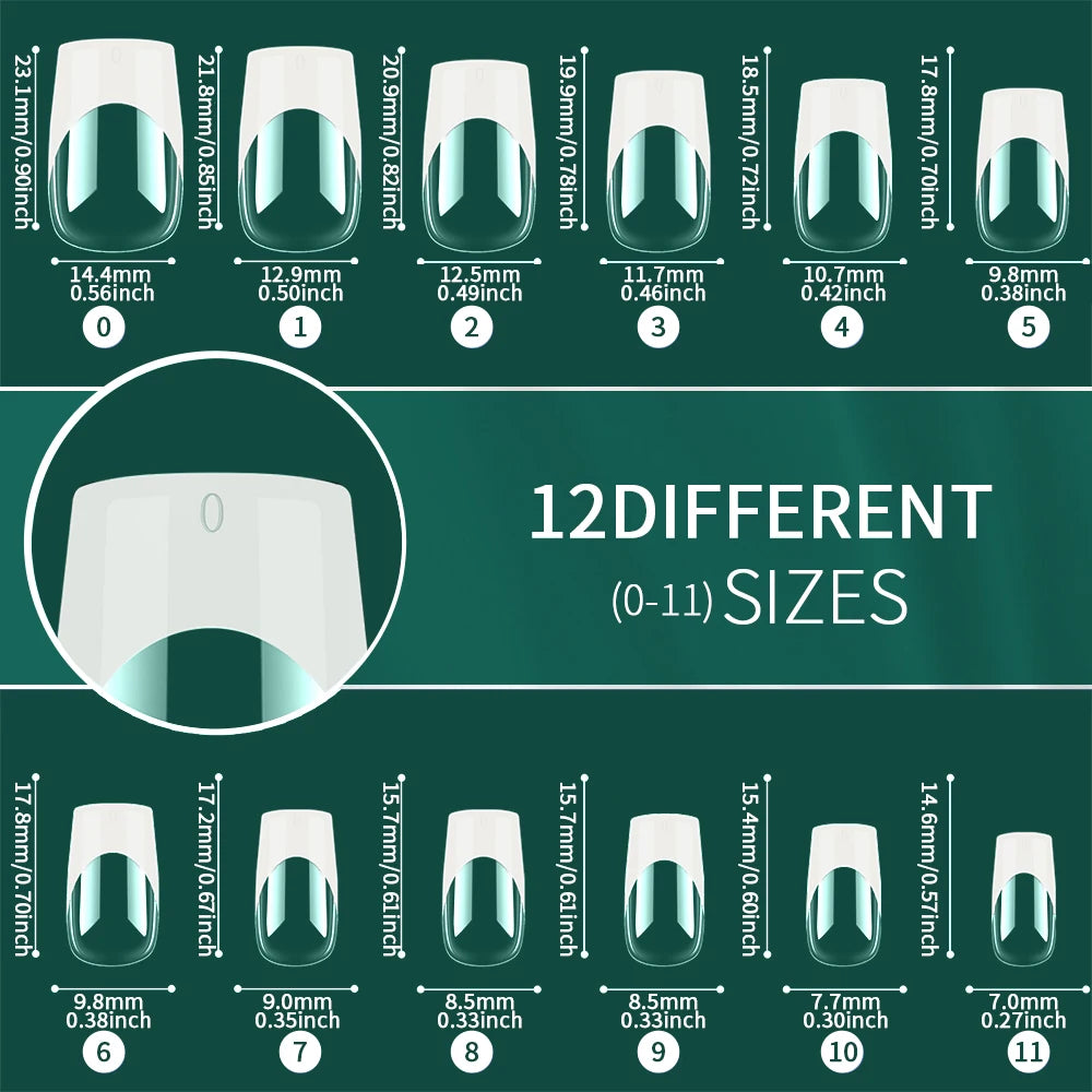 UltraFit Acrylic Nail Extensions – 120pcs