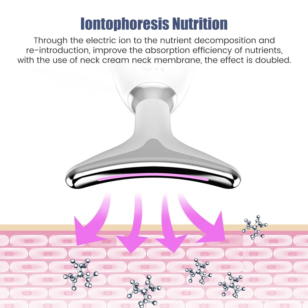 Face & Neck Liftting - LED Therapy Massager