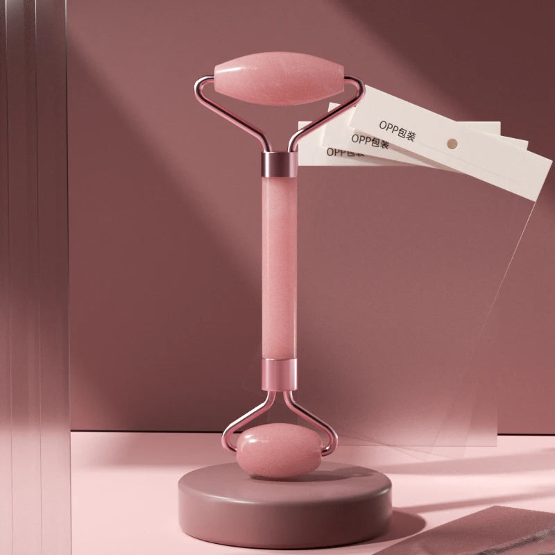 Face & Neck Massage Combo - Roller and Scraping Board