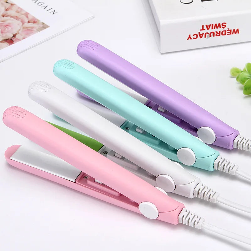 Travel Mini Hair Straightener 2-in-1 - Ceramic Plates