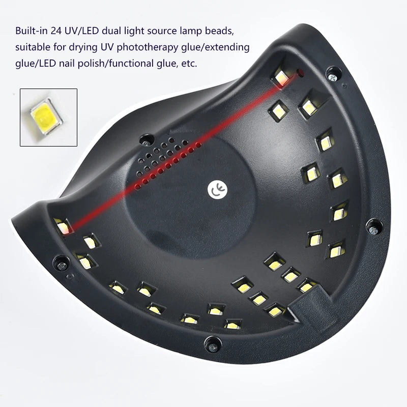 Professional 27-Color Gel Nail Kit with LED Lamp – Complete Manicure & Extension Set