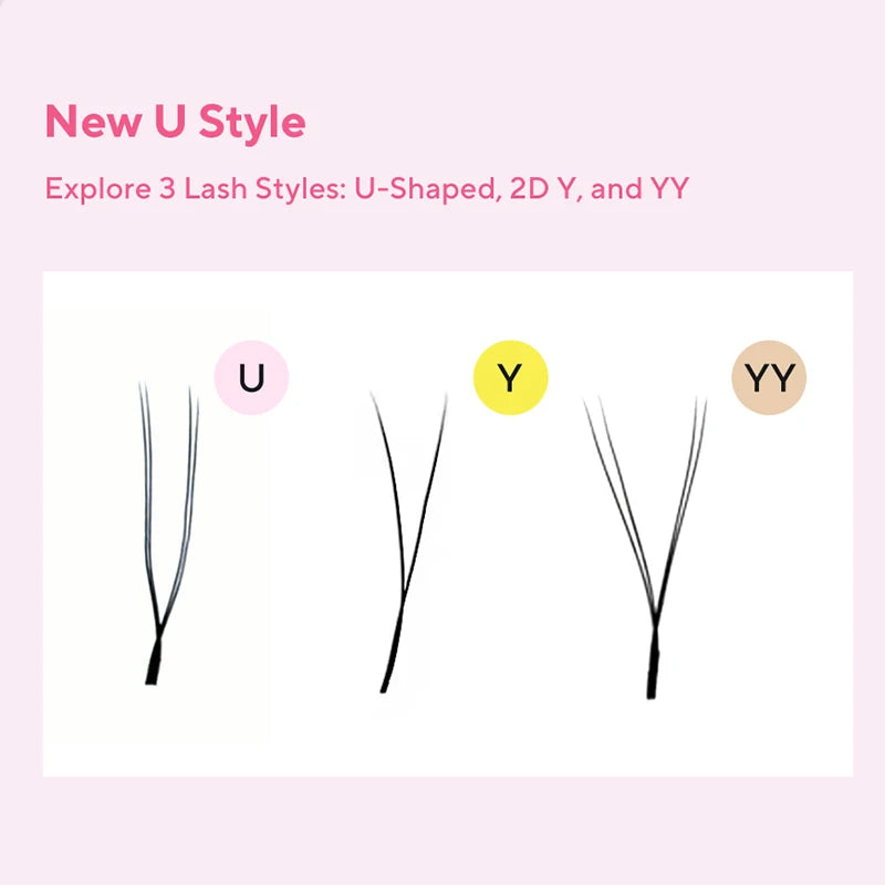 U-shaped YY Eyelash Extension Premium
