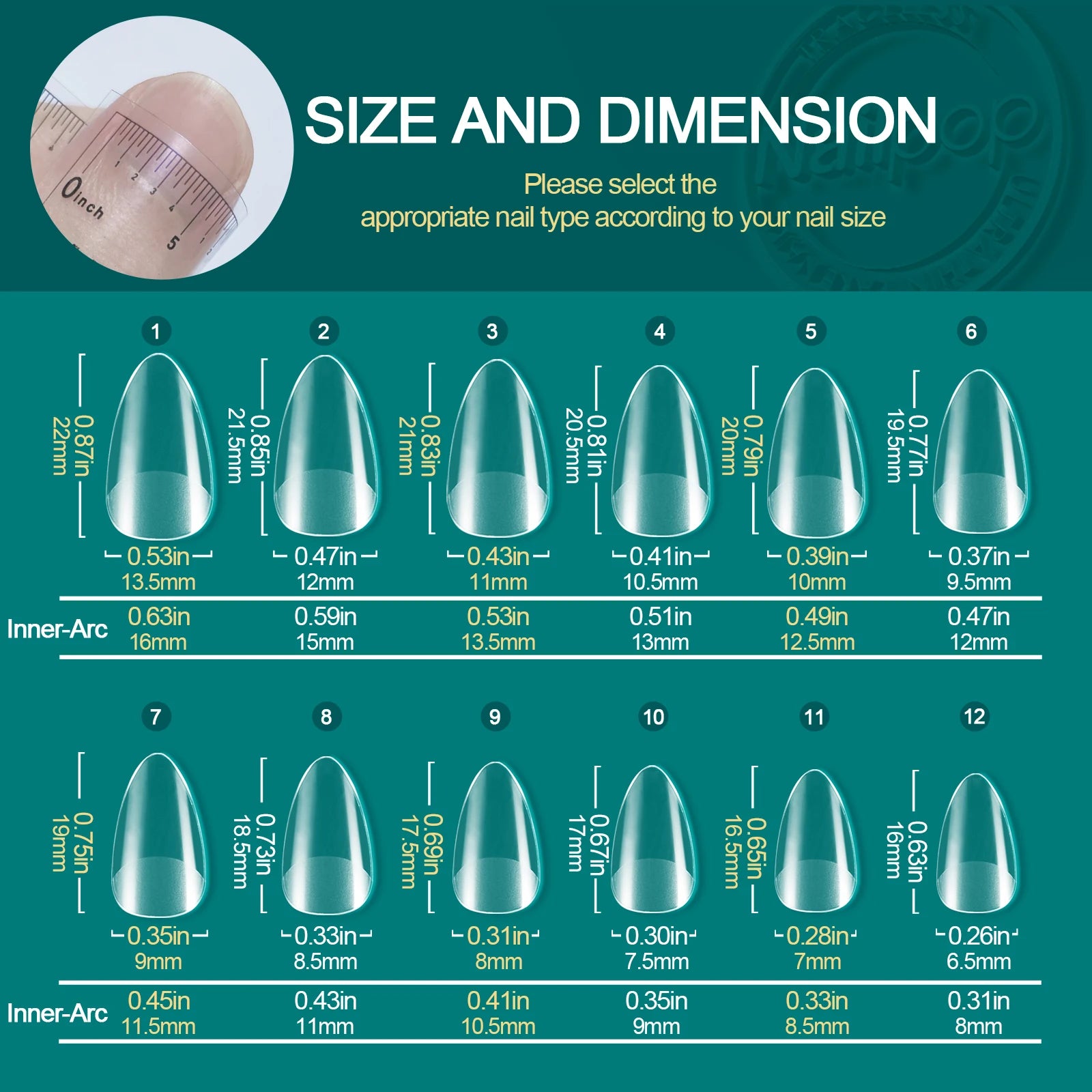 UltraFit Acrylic Nail Extensions – 120pcs