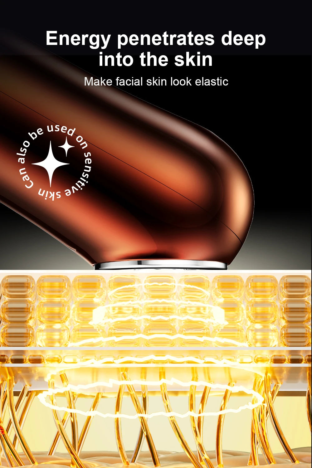 Microcurrent Facial Lifting & Rejuvenation Device