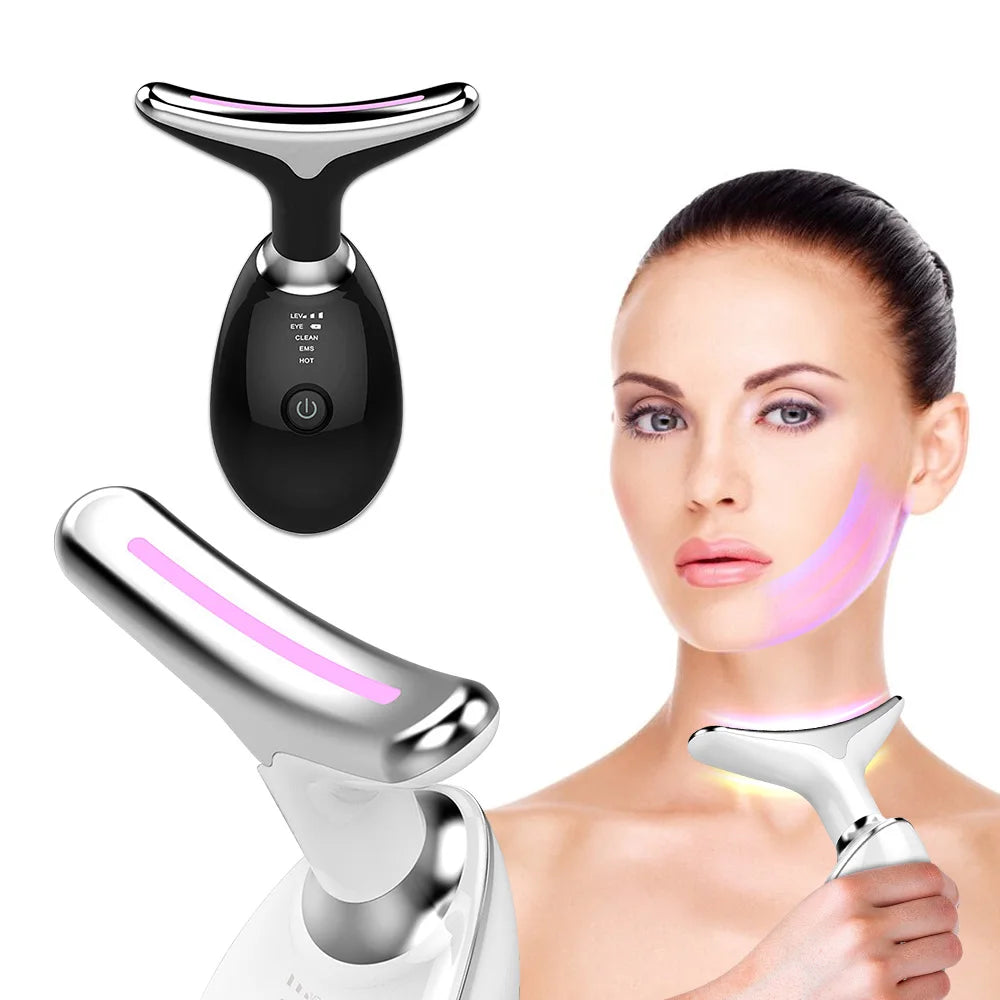 Face & Neck Liftting - LED Therapy Massager