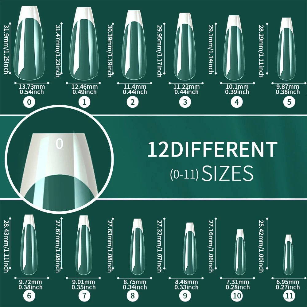 UltraFit Acrylic Nail Extensions – 120pcs