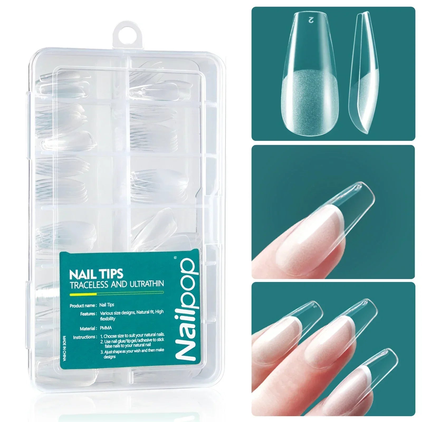 UltraFit Acrylic Nail Extensions – 120pcs