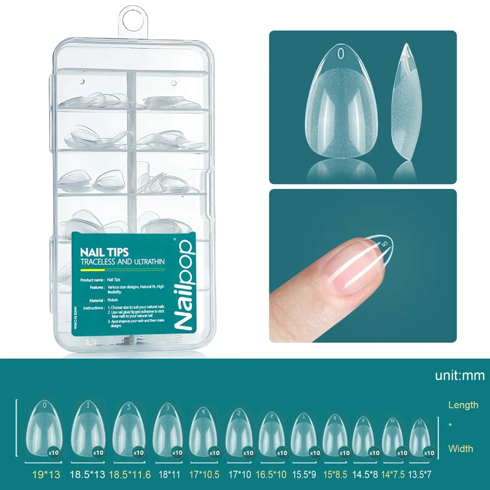 UltraFit Acrylic Nail Extensions – 120pcs