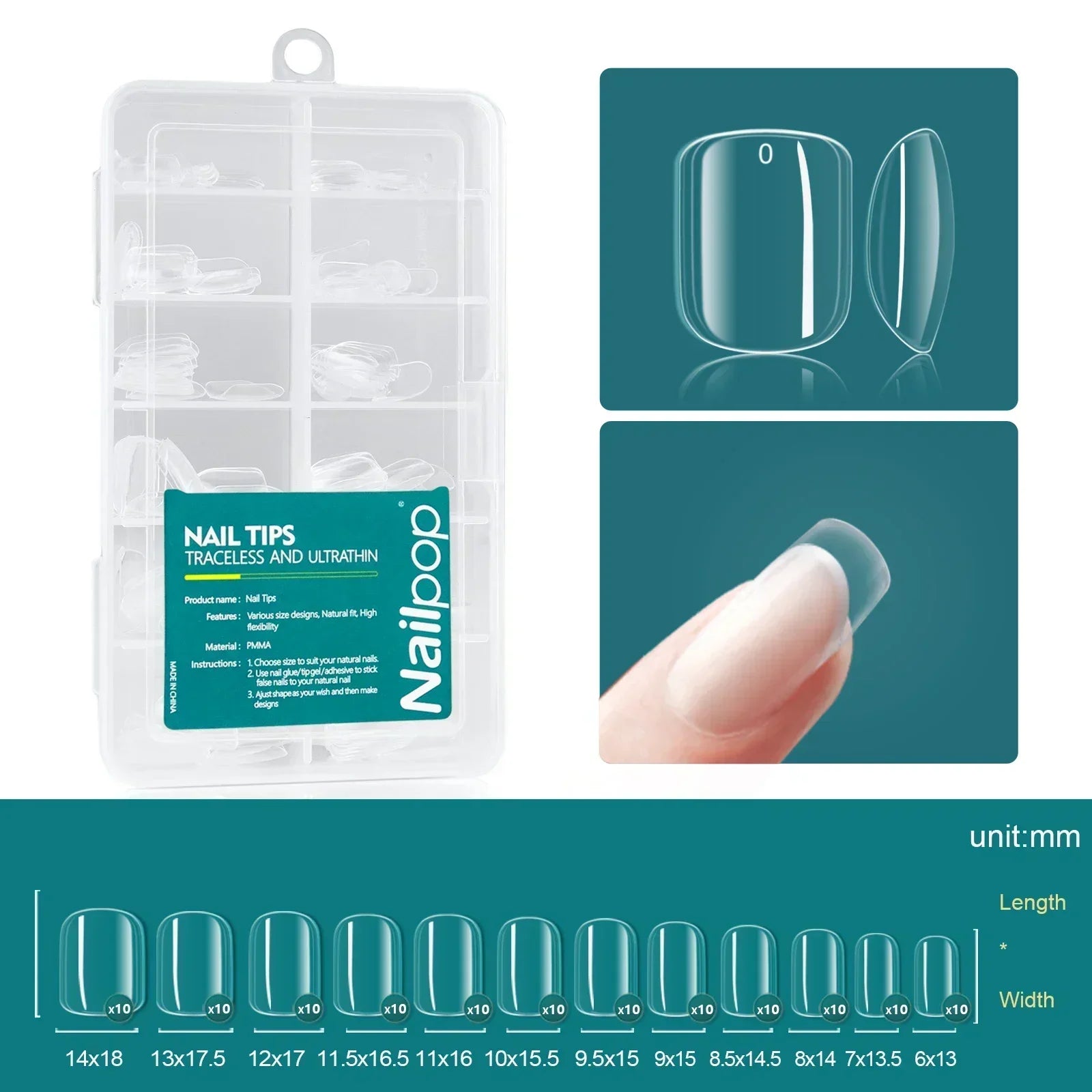 UltraFit Acrylic Nail Extensions – 120pcs