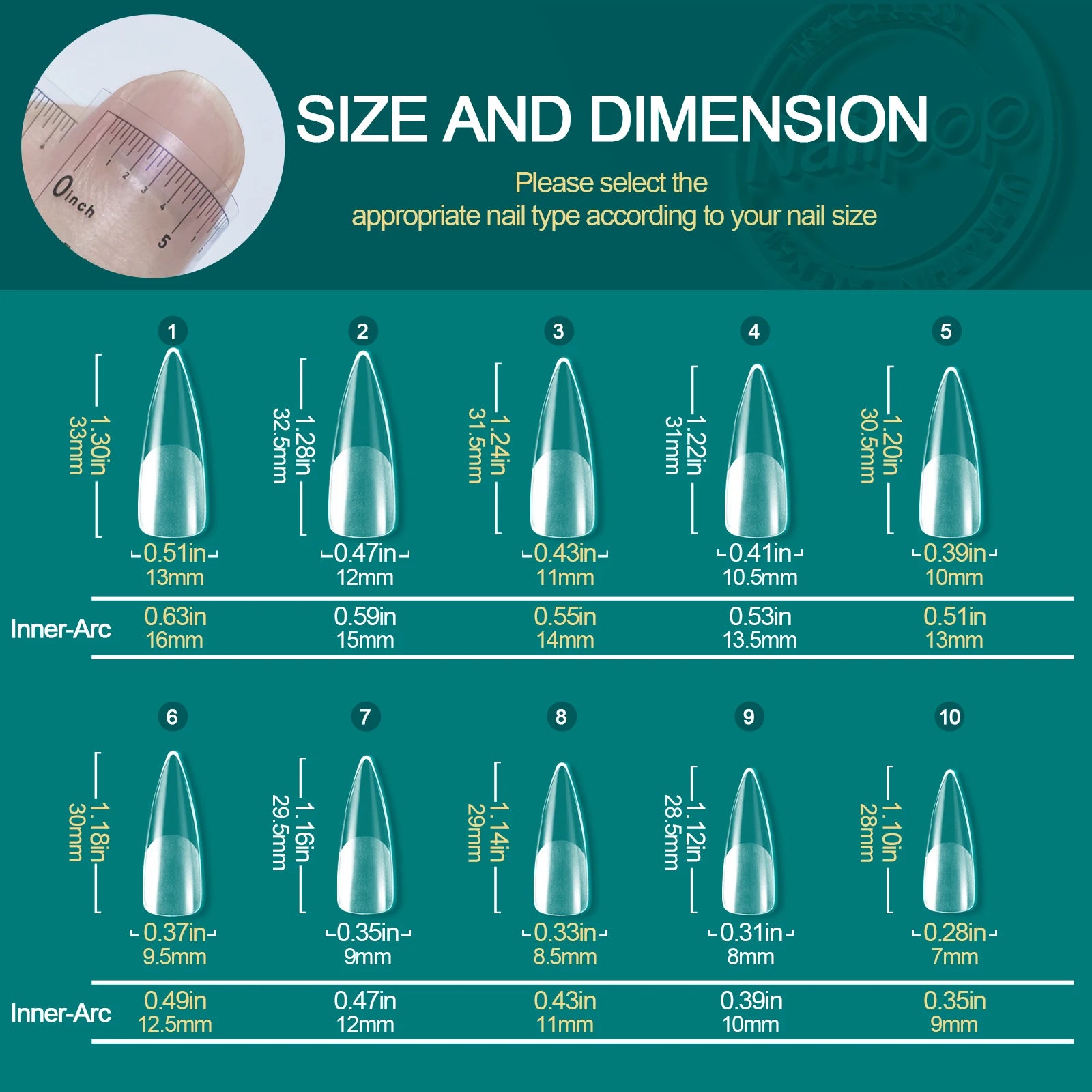 UltraFit Acrylic Nail Extensions – 120pcs